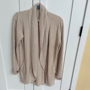 Barefoot Dreams Soft Tan Cardigan Size M